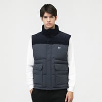 DOWN VEST COMBI NVY