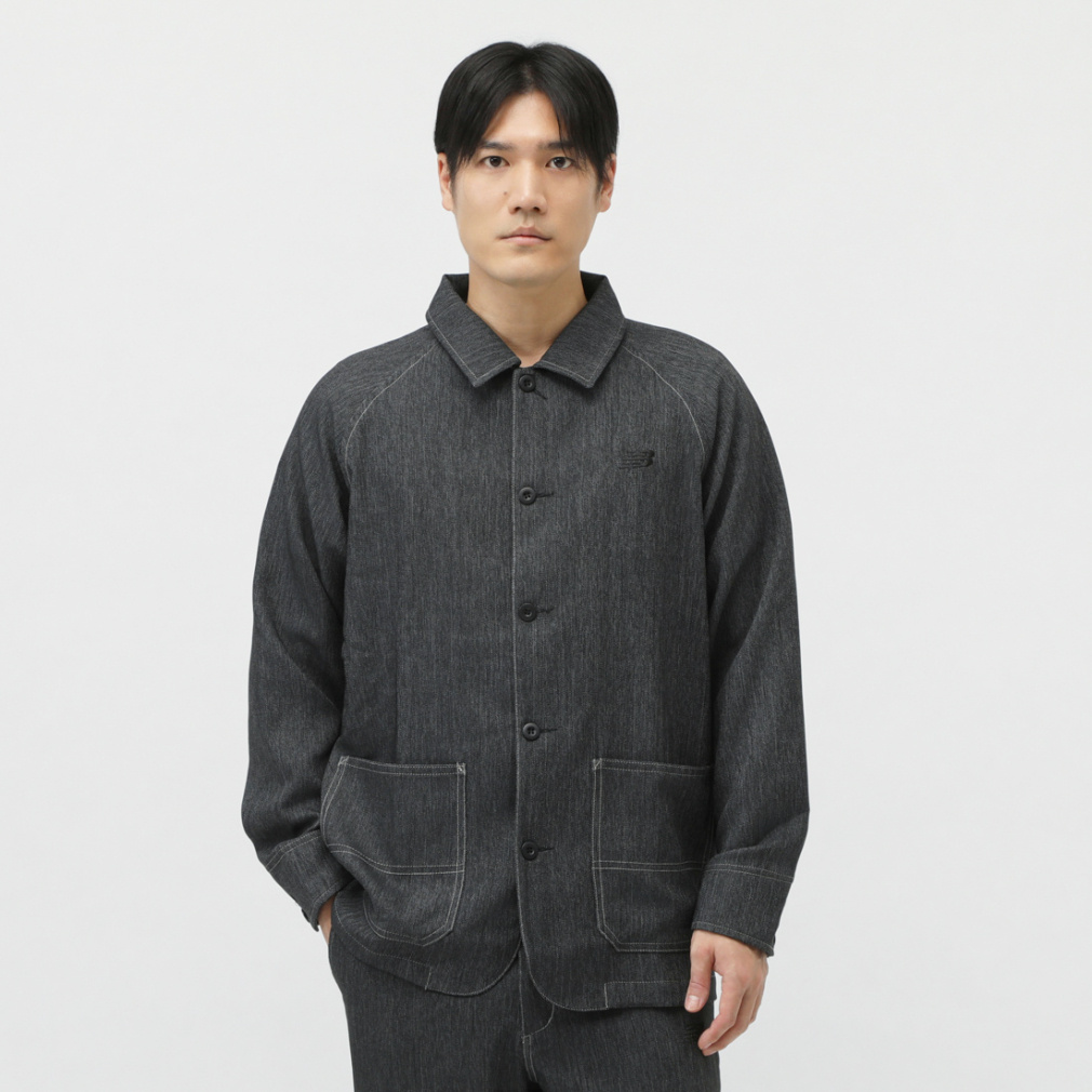 未使用●ニューバランス●THE CITY デニムライクジャケット Lサイズ NV THE CITY デニムライクジャケット｜Alpen Online