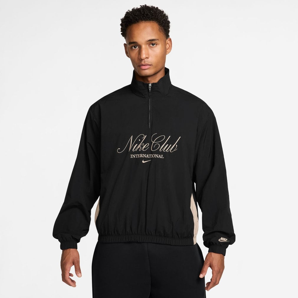 Lサイズ 美品【NIKE】ナイキランニング ナイロンウェア フルジップ パーカー ナイキ メンズ ウェア クラブ ハーフジップ ジャケット NCC IO4161