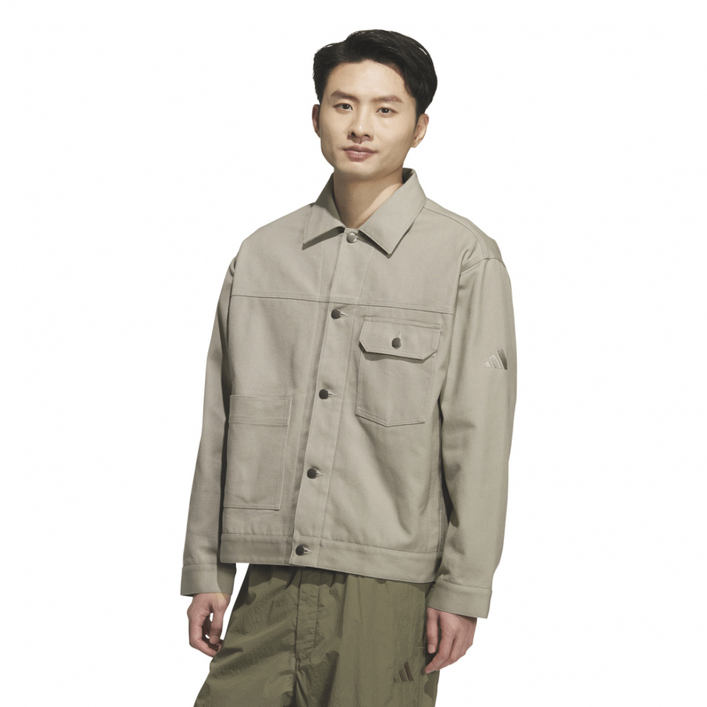 アディダス メンズ ウェア ルーズフィット キャンバスジャケット