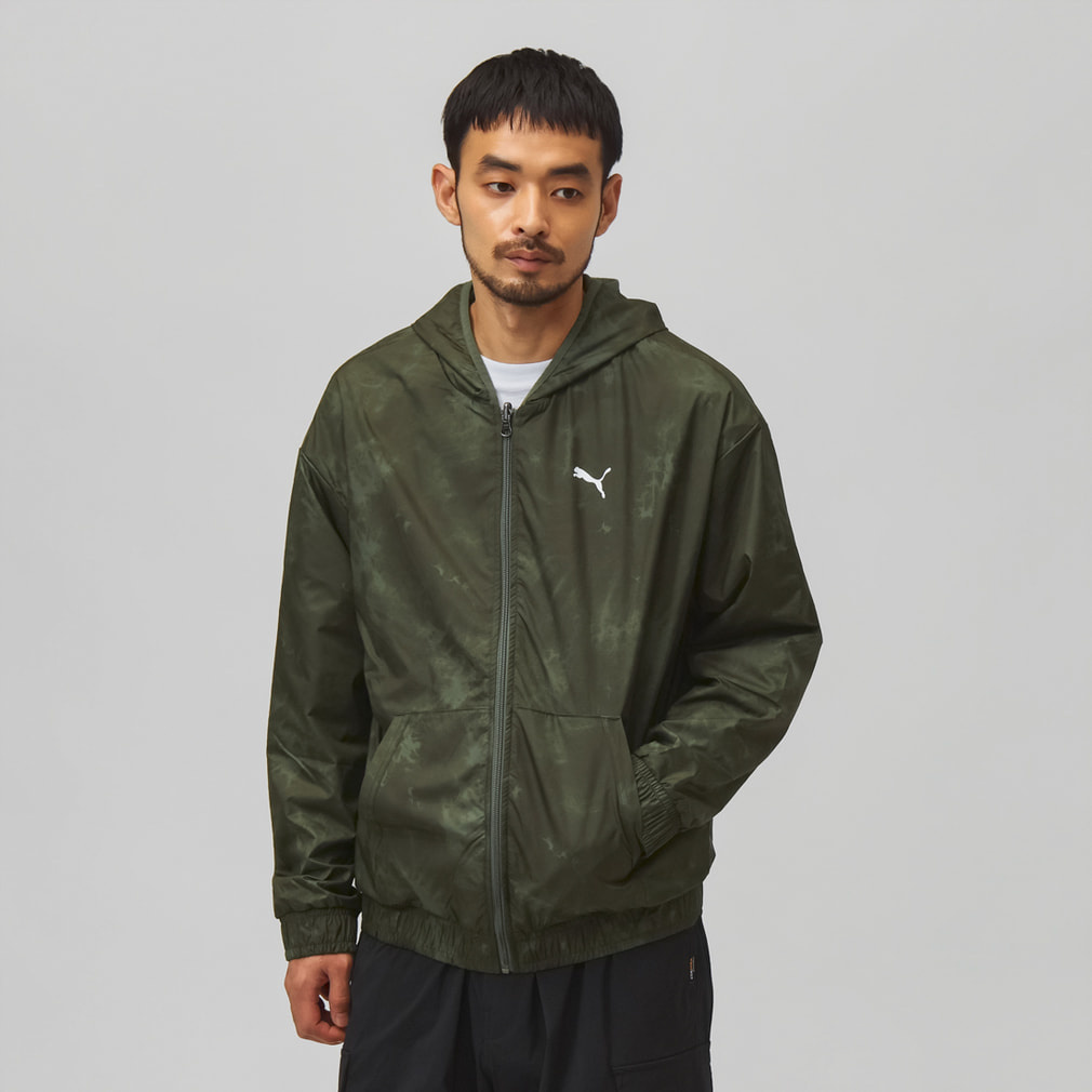 プーマ メンズ ウインドフルジップ ESS ELEVATED リバーシブル AOP FZ