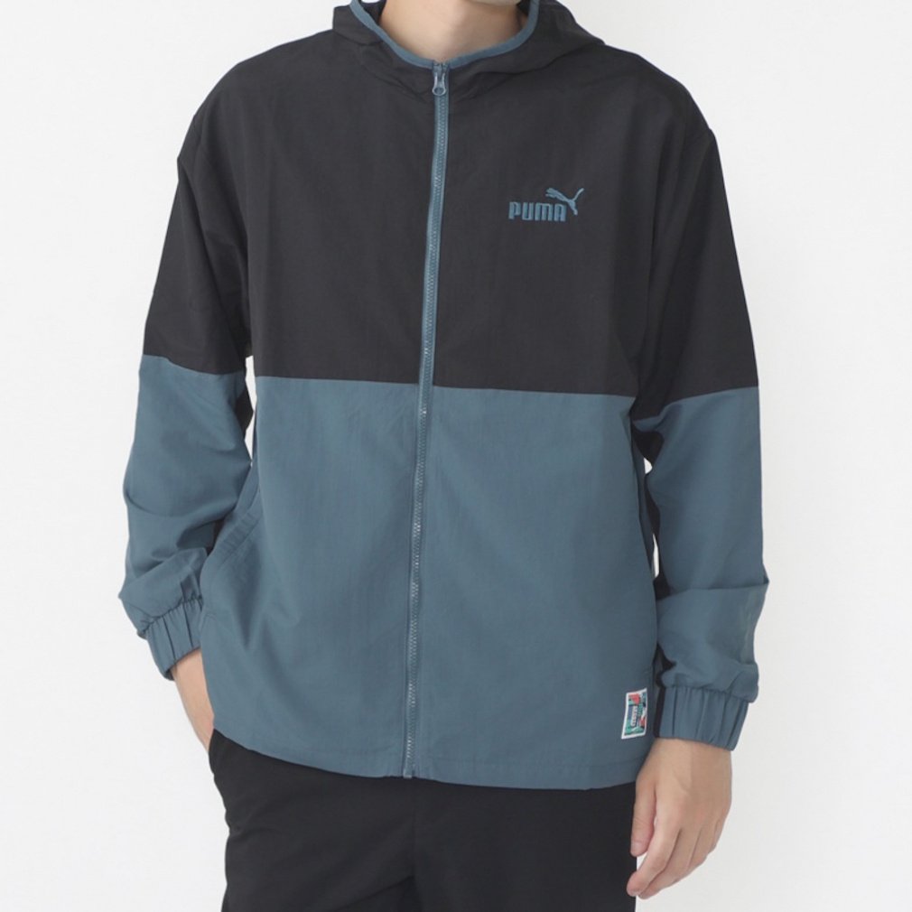 PUMA プーマ Y2K ナイロンジャケット メッシュ裏地 ブルー メンズ L PUMA プーマ Y2K ナイロンジャケット メッシュ裏地 ブルー メンズ L