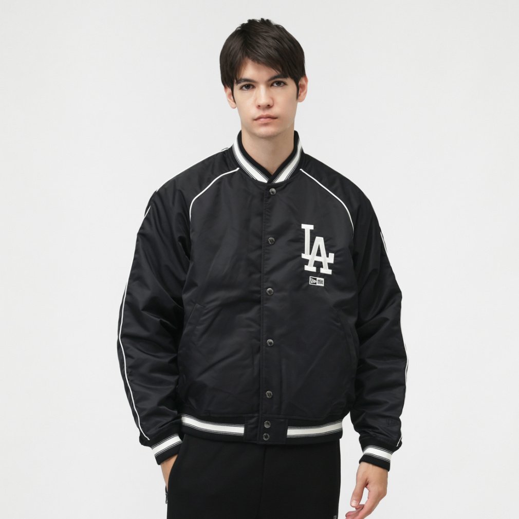 ニューエラ メンズ アウターウェア NYLON VARSITY LOSDOD BLK 252