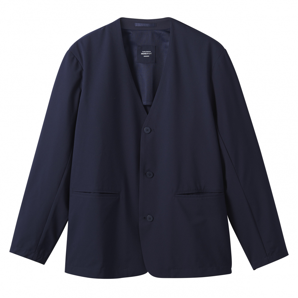 デサント DESCENTE ノーカラーブルゾン デサント メンズ アウター THE ONE NO COLOR JACKET DX-C2640AP NV
