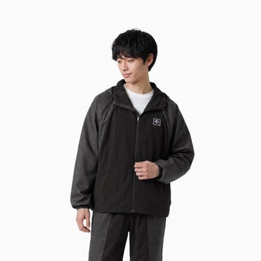 シンセティックデニム ハイブリッドジャケット M