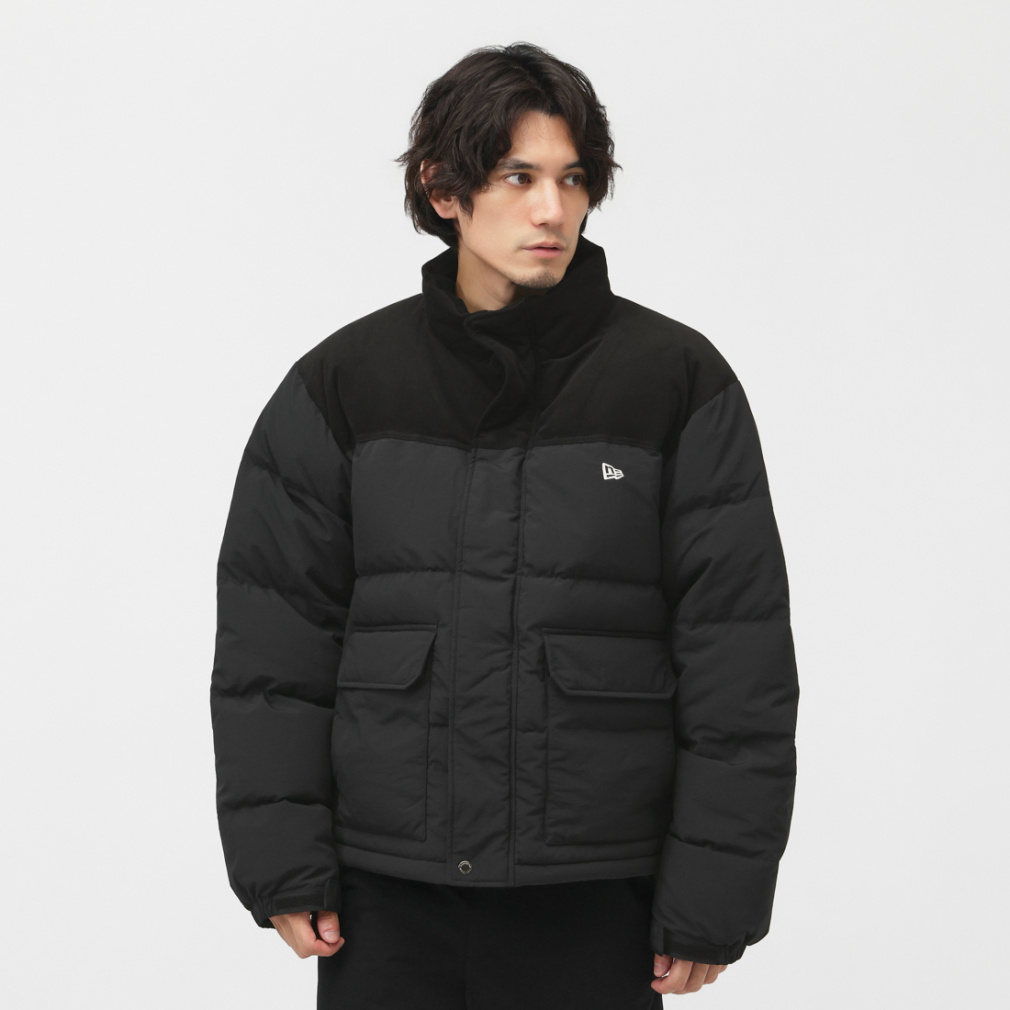 ニューエラ メンズ ダウンジャケット DOWN JK COMBI BLK 14682727 BLK