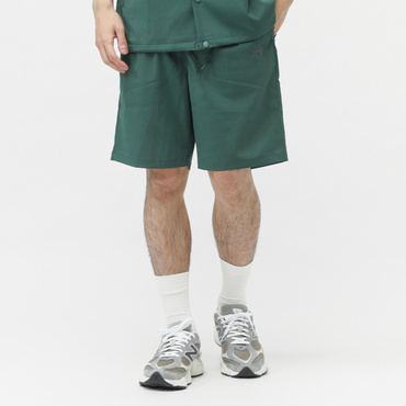 リネンスタイルウーブンショーツ 8.5インチ(ディープグリン-S)