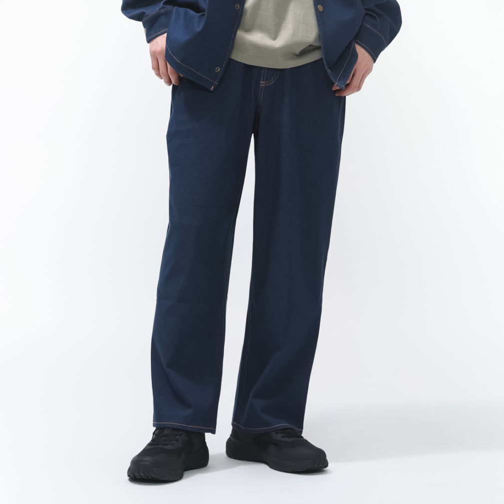 ESS ELEVATED デニム ライク PT(ネイビー-S)