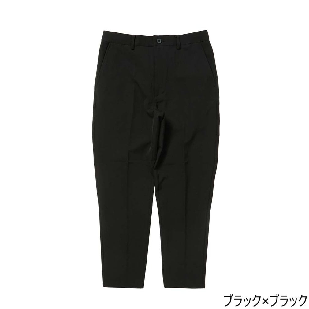 THE CITY スキニーフィットパンツ(ブラック×ブラック-S)