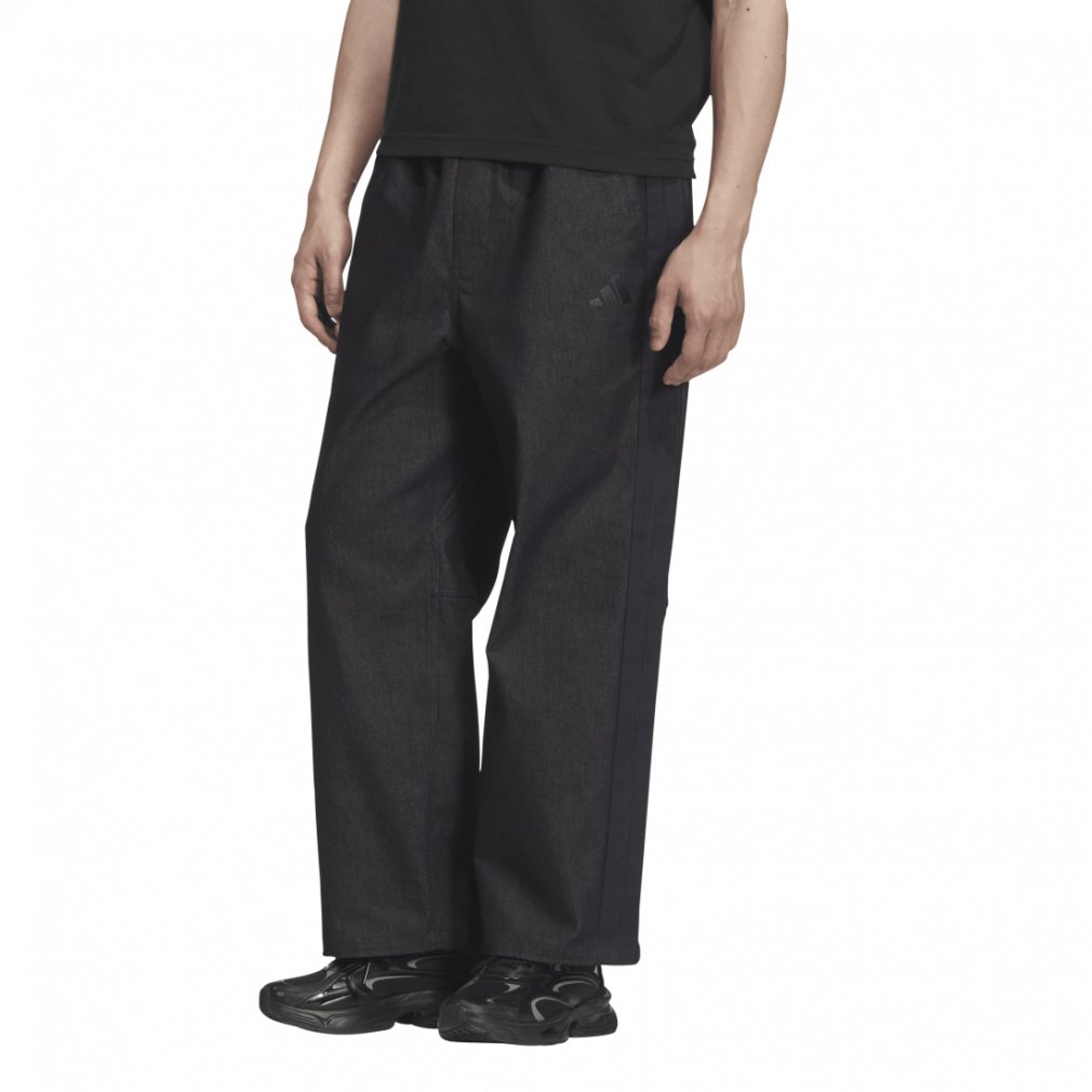 アディダス メンズ ロングパンツ ルーズフィット デニム フルレングス
