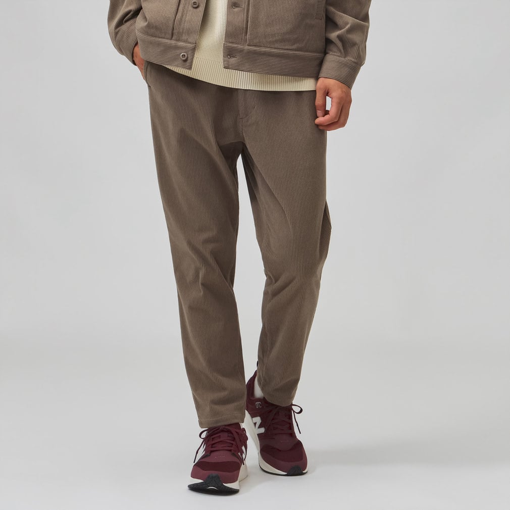 ニューバランス THE CITY メンズ ロングパンツ コーデュロイテーパード