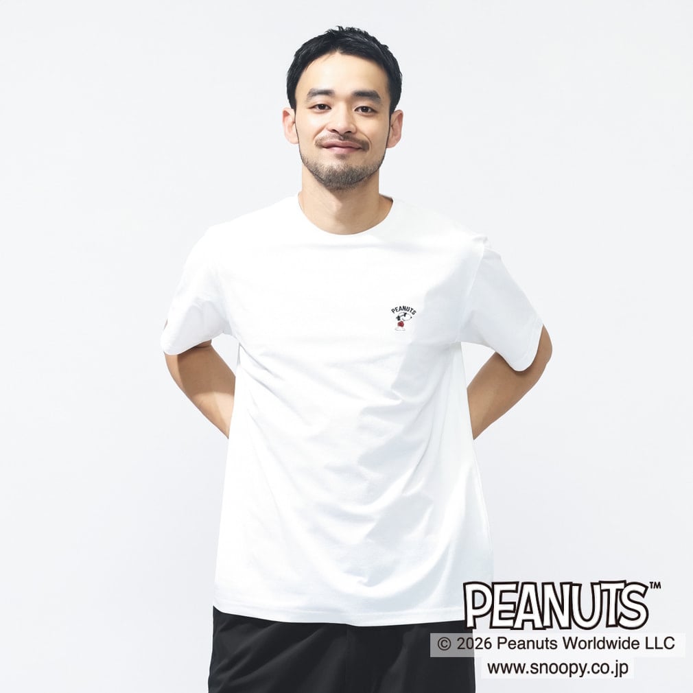 UVカットドライグラフィックTシャツ JOE COOL TIGORA(ホワイト-S)