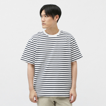 ヘビーウェイトコットンボーダーTシャツ