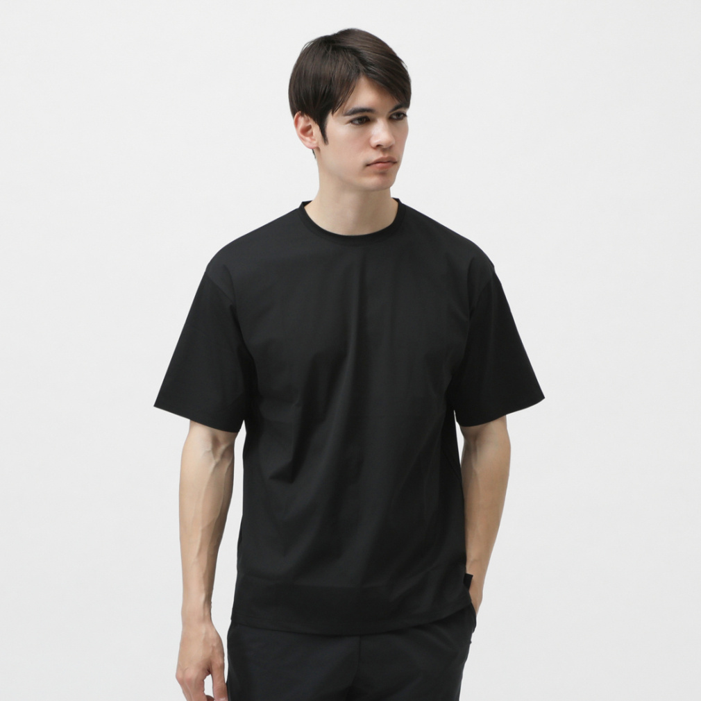 ライトウェイトTシャツ(ブラック-S　メンズ)