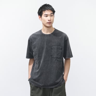 ウォッシュコットンTシャツ