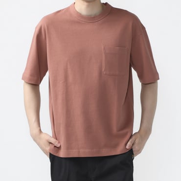 ヘビーウェイトオーバーサイズTシャツ(グレイシュコーラル-L　メンズ)