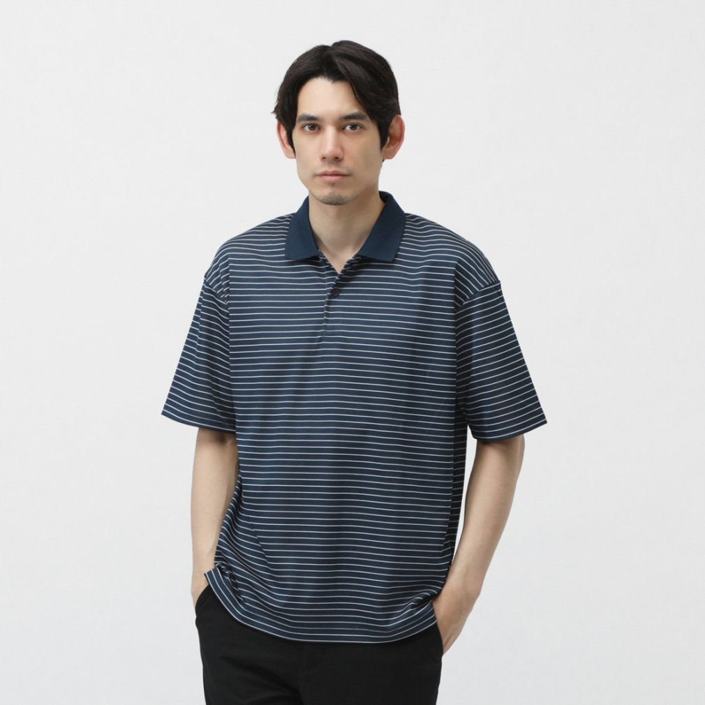 ボーダーポロシャツ SOLOTEX(R)使用｜Alpen Online