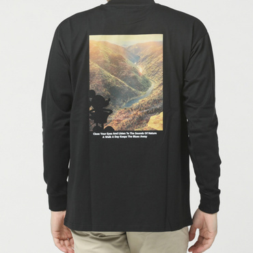 コットンフォトロングTシャツ