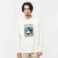 ディズニー メンズ 長袖 Tシャツ ロングTシャツ ミッキー TRDN