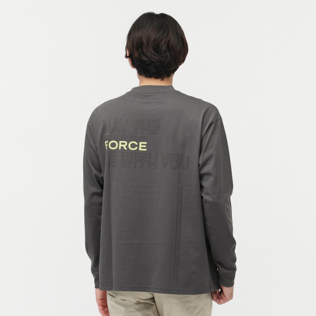 スター ウォーズ メンズ 長袖 Tシャツ ロングTシャツ バックプリント