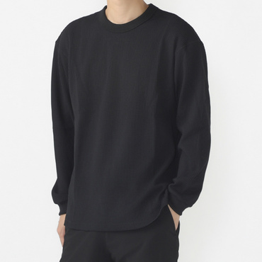 ワッフルロングTシャツ