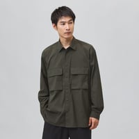 撥水長袖フラップポケットシャツ CORDURA(R)使用