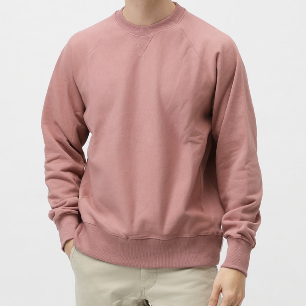 スウェットシャツ SOLOTEX(R)使用(グレッシュピンク-XS)