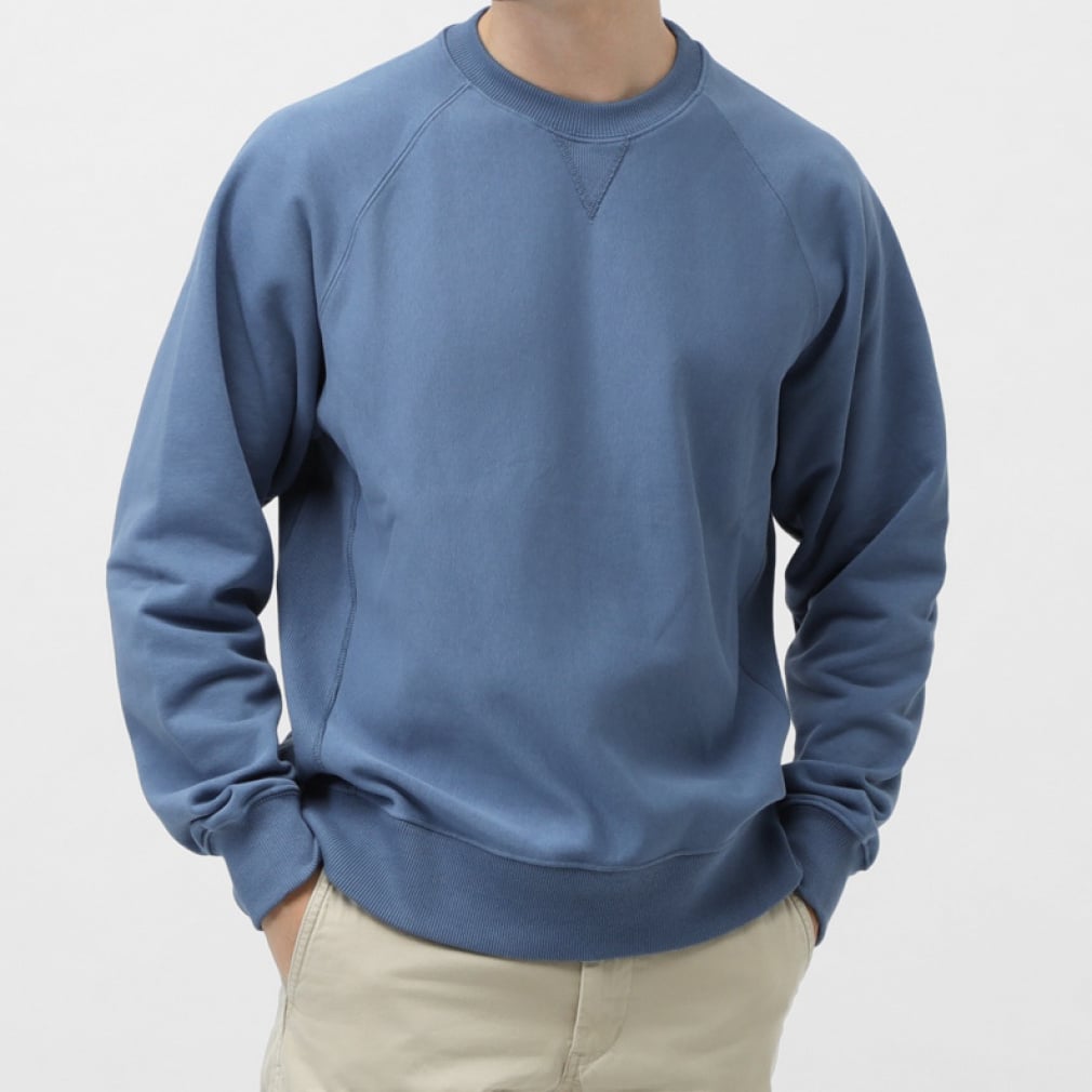 スウェットシャツ SOLOTEX(R)使用(グレイシュブルー-XS)