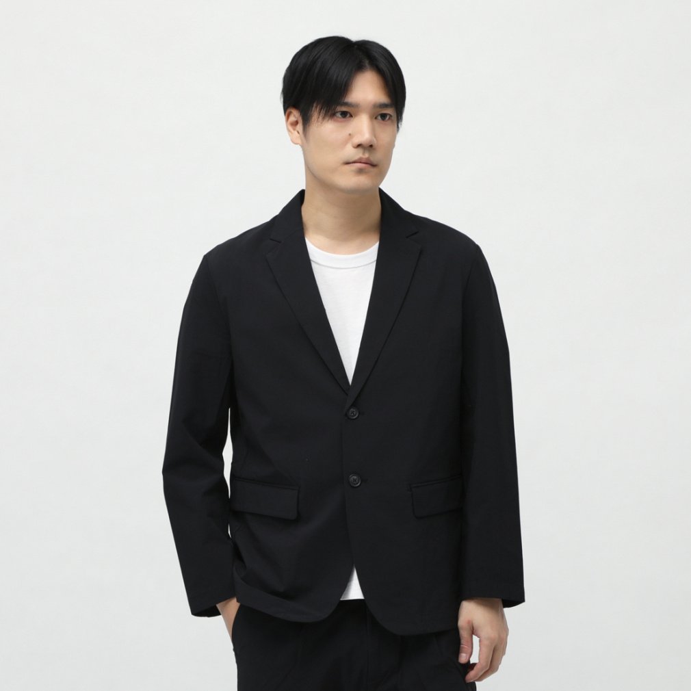 テーラードジャケット CORDURA(R)使用(ブラック-S　メンズ)