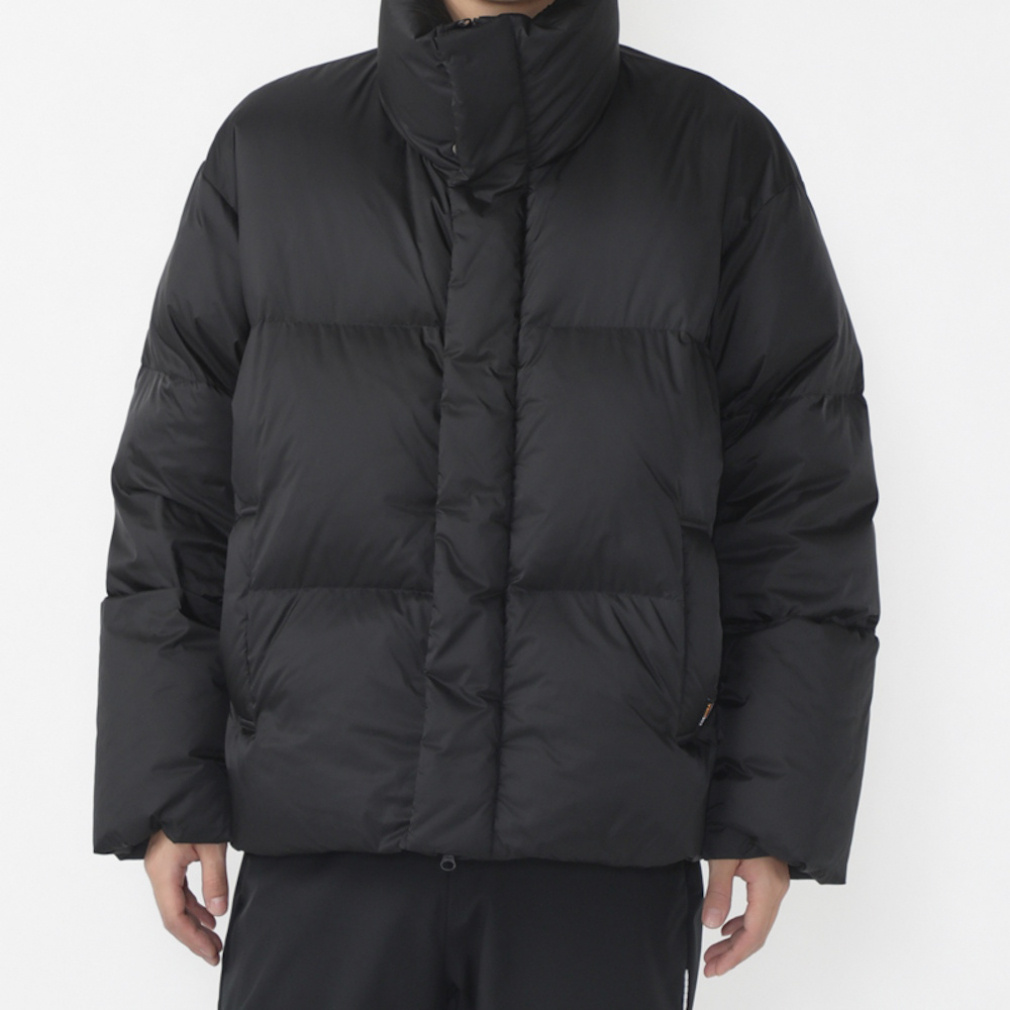 【極美品】   ダウンジャケット 3409MB ブラック ナイロンワッシャーショートダウンジャケット(ダウンジャケット