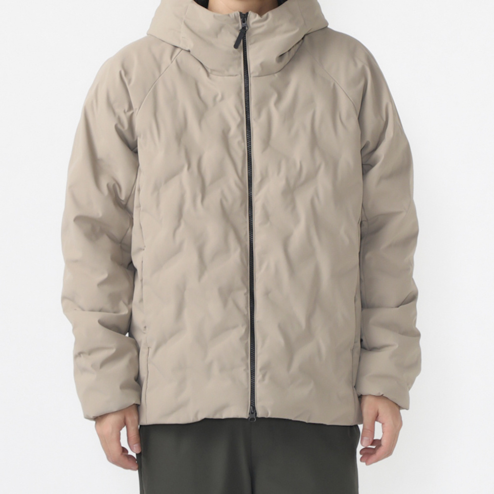 アルミ蓄熱パデッドフードジャケット THERMOLITE(R)使用