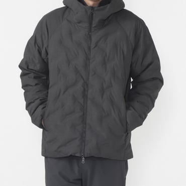 アルミ蓄熱パデッドフードジャケット THERMOLITE(R)使用 杢