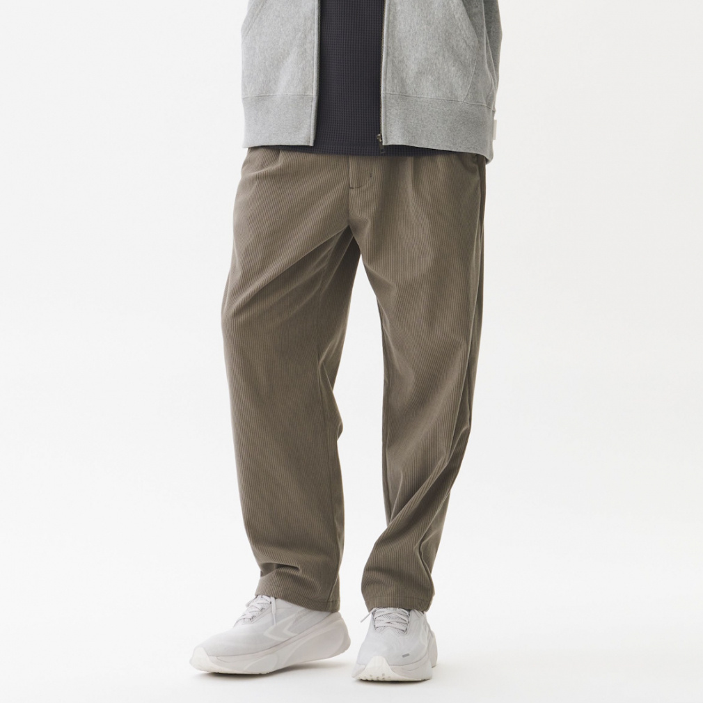 コーデュロイワイドパンツ(サンド-S)