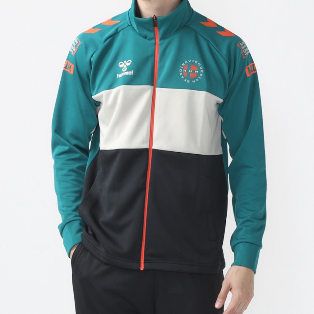 ヒュンメル メンズ 長袖 ジャージ ジャケット フルジップトレーニングトップ HAT2117 スポーツウェア hummel