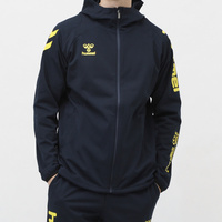 新品　サイズＬ　ヒュンメル トラックジャージボトム L ブラック/イエロー hummel（ヒュンメル） 当店別注 メンズ ジャージパンツ ロングパンツ