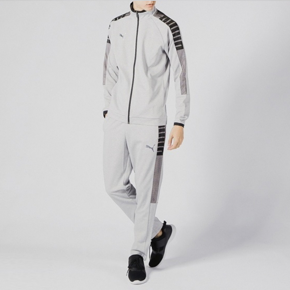 PUMA 長袖ジャージ パンツセット XL グレー/ホワイト PUMA 長袖ジャージ パンツセット XL グレー/ホワイト 楽天市場