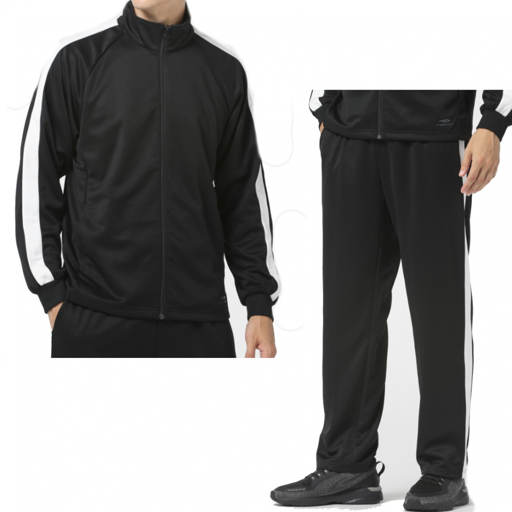 1PIU1UGUALE3 ジャージ上下セット ブラック/ホワイト アディダス adidas メンズ ジャージ上下セット M 3S DK トラック