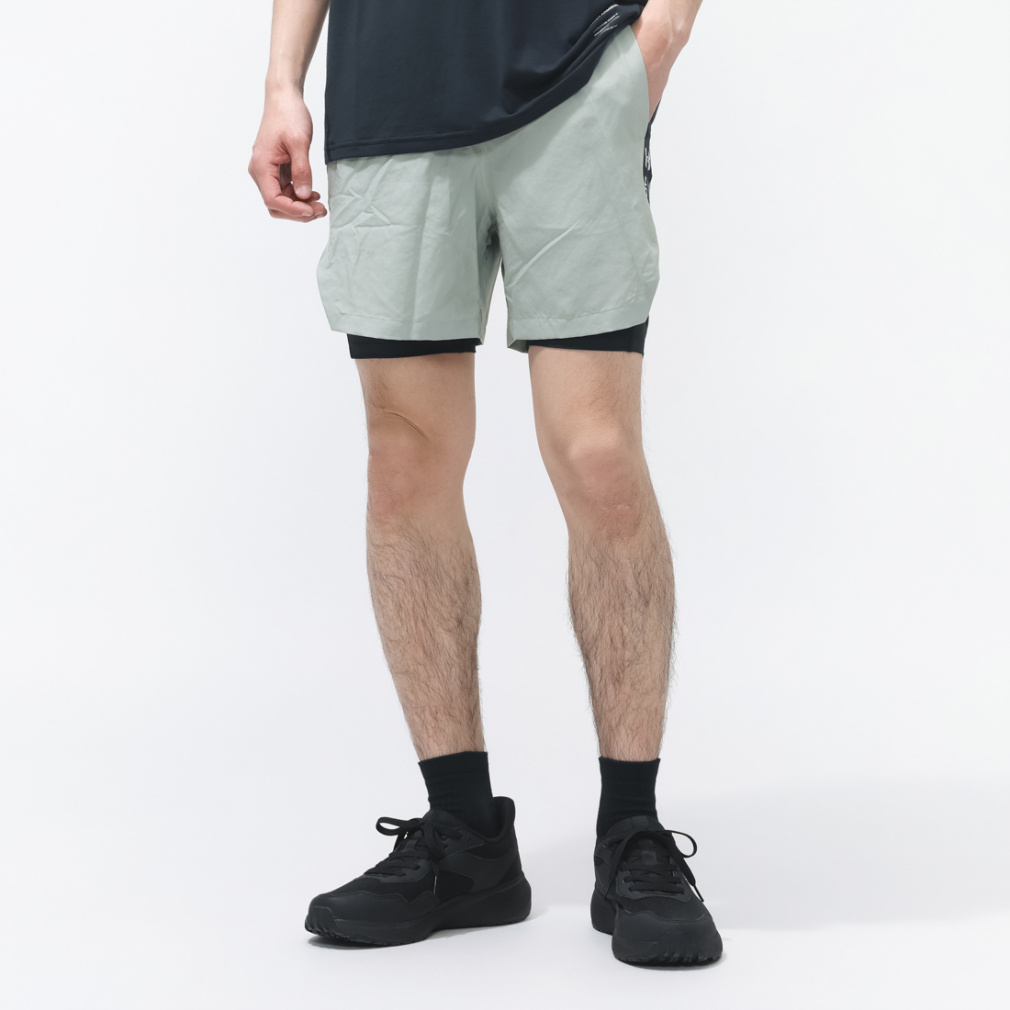 UAアンブロークン ショーツ プロ(ライトグレー-S)