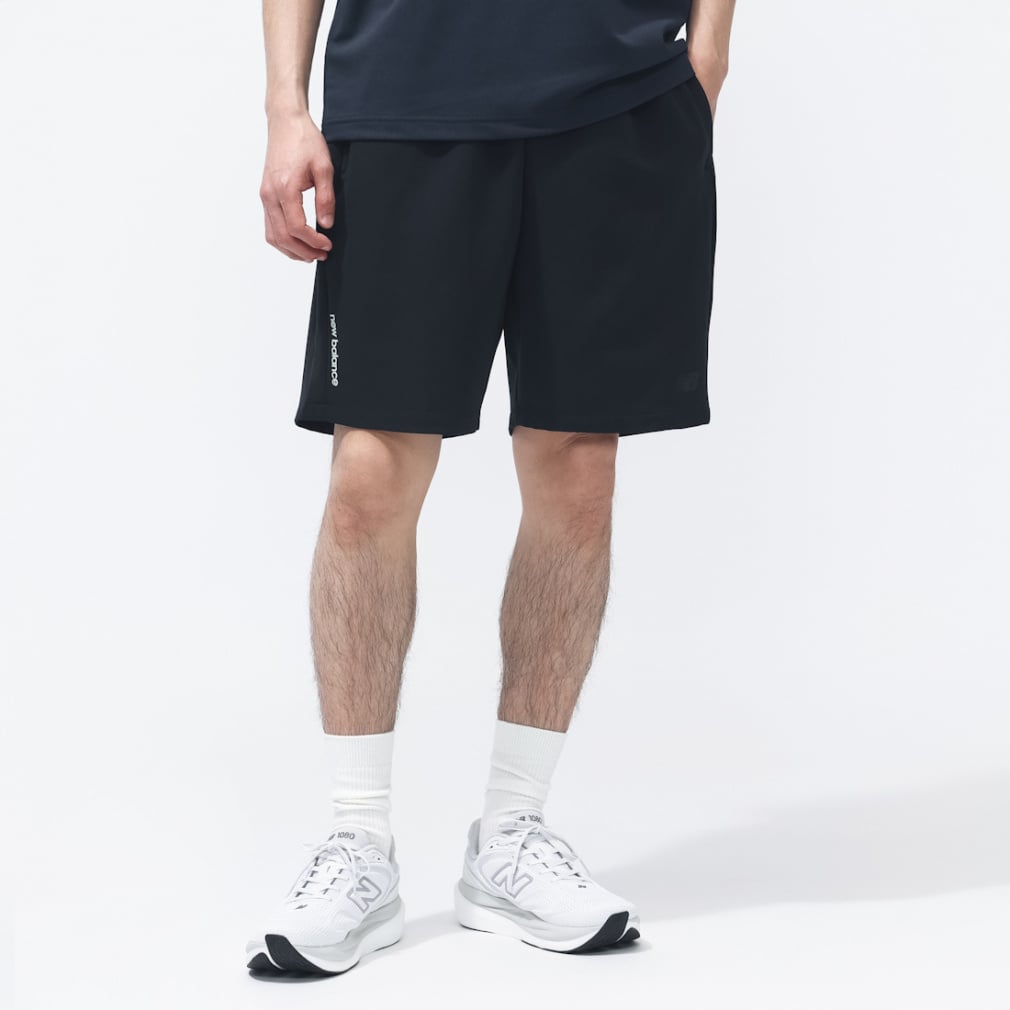 THE CITY ウーブンショーツ(ブラック-S)