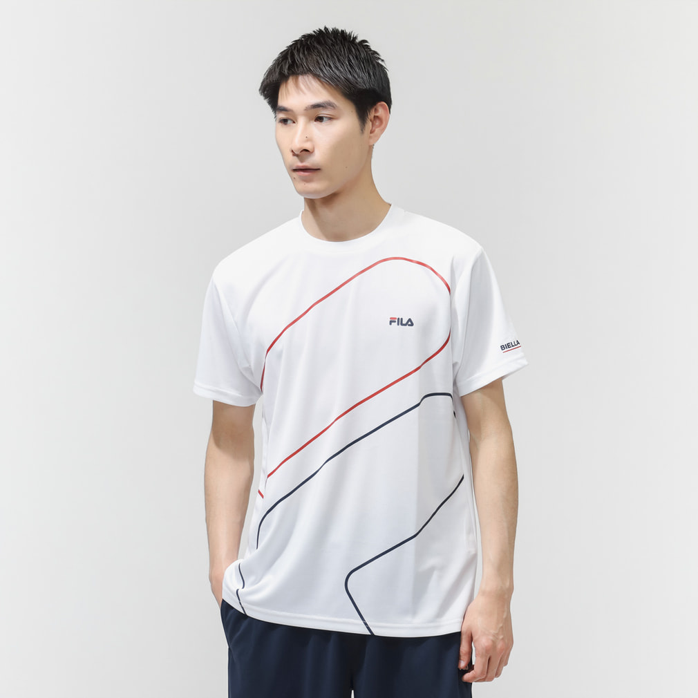 フィラ メンズ 半袖 機能 Tシャツ メンズショートスリーブティーシャツ