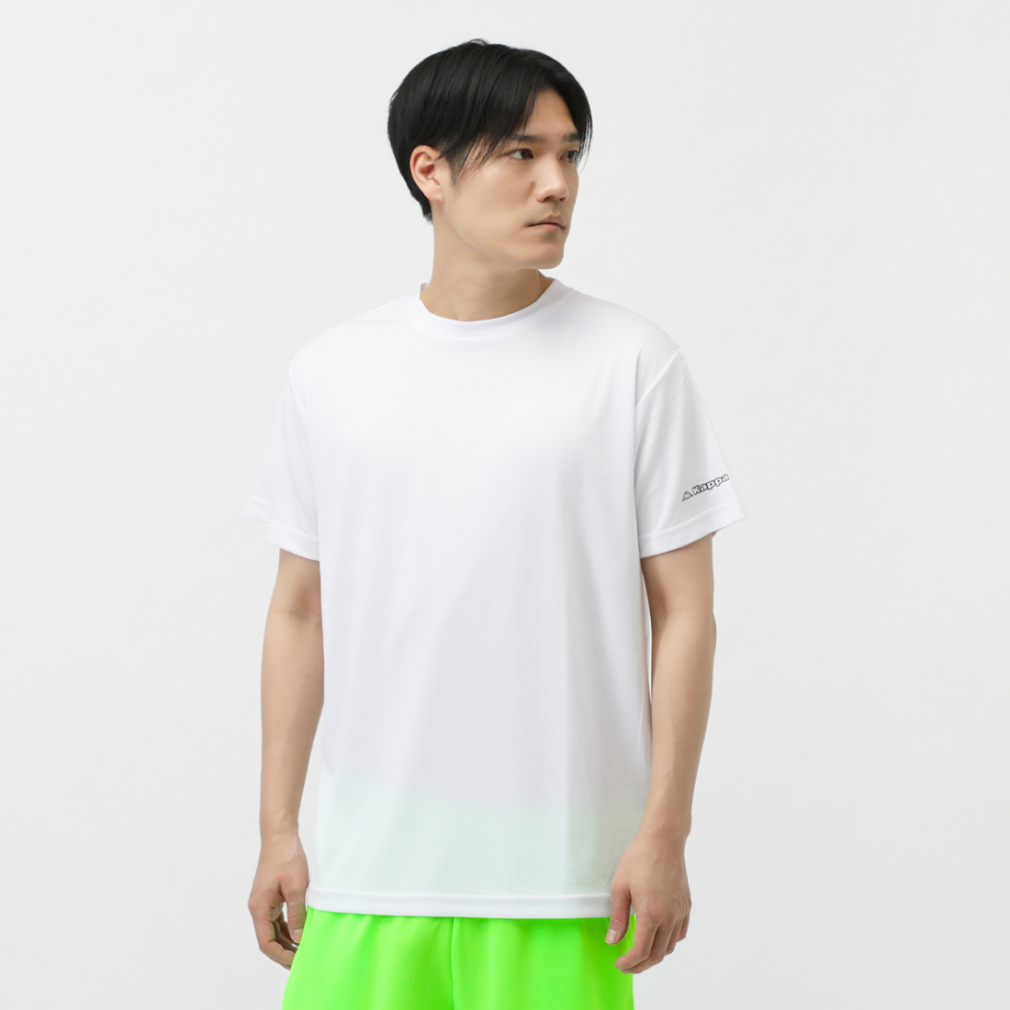 カッパ メンズ 半袖 機能 Tシャツ グラフィック半袖Tシャツ 215-324