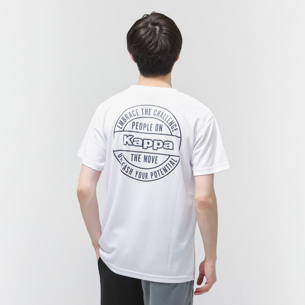 バックプリント半袖Tシャツ(オフホワイト-M)
