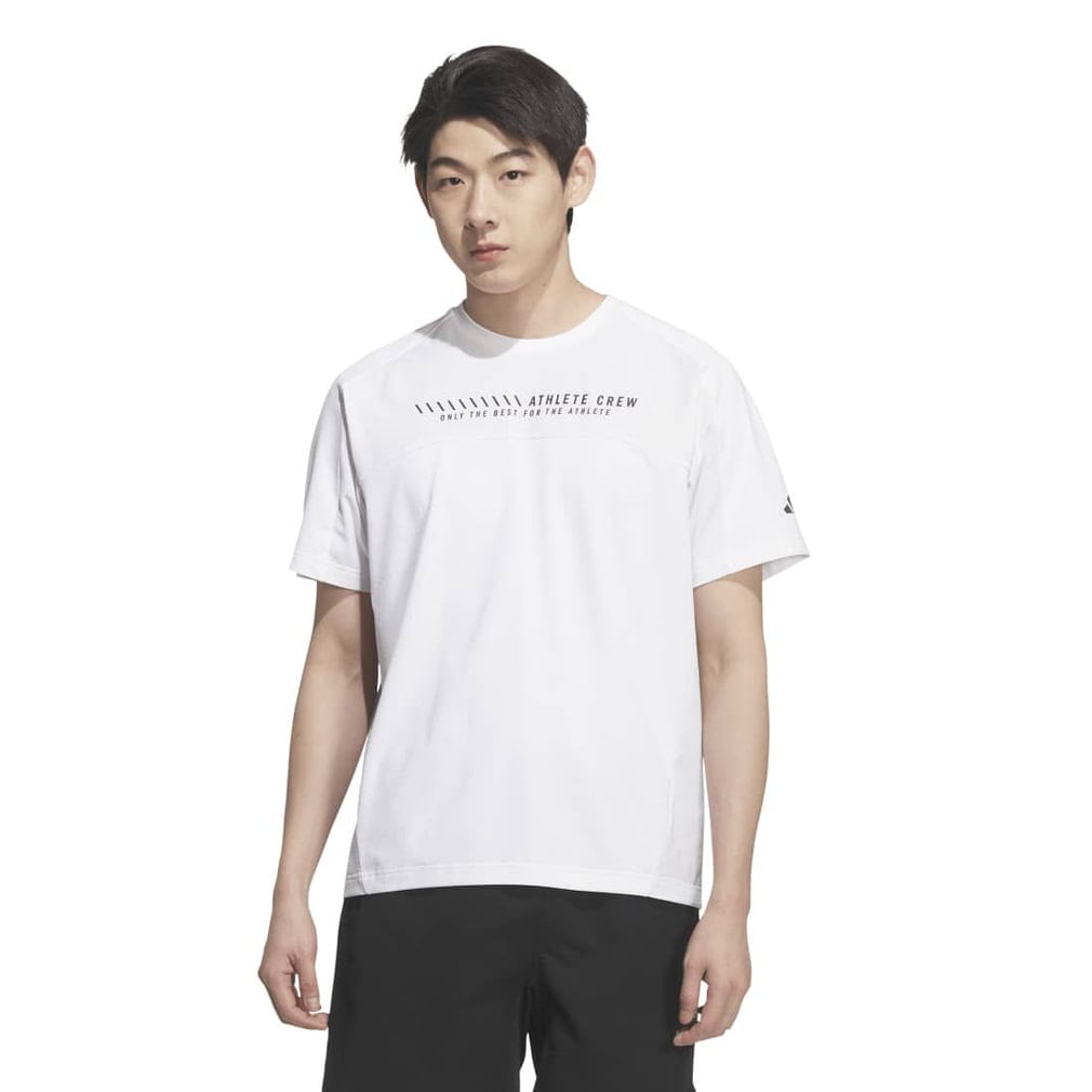 アディダスアダプテーション レギュラーフィット カラット 半袖 Tシャツ(ホワイト-S)