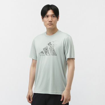アルペン限定 M CE LOGO ポリ Tシャツ AP(ライトグレー-M)