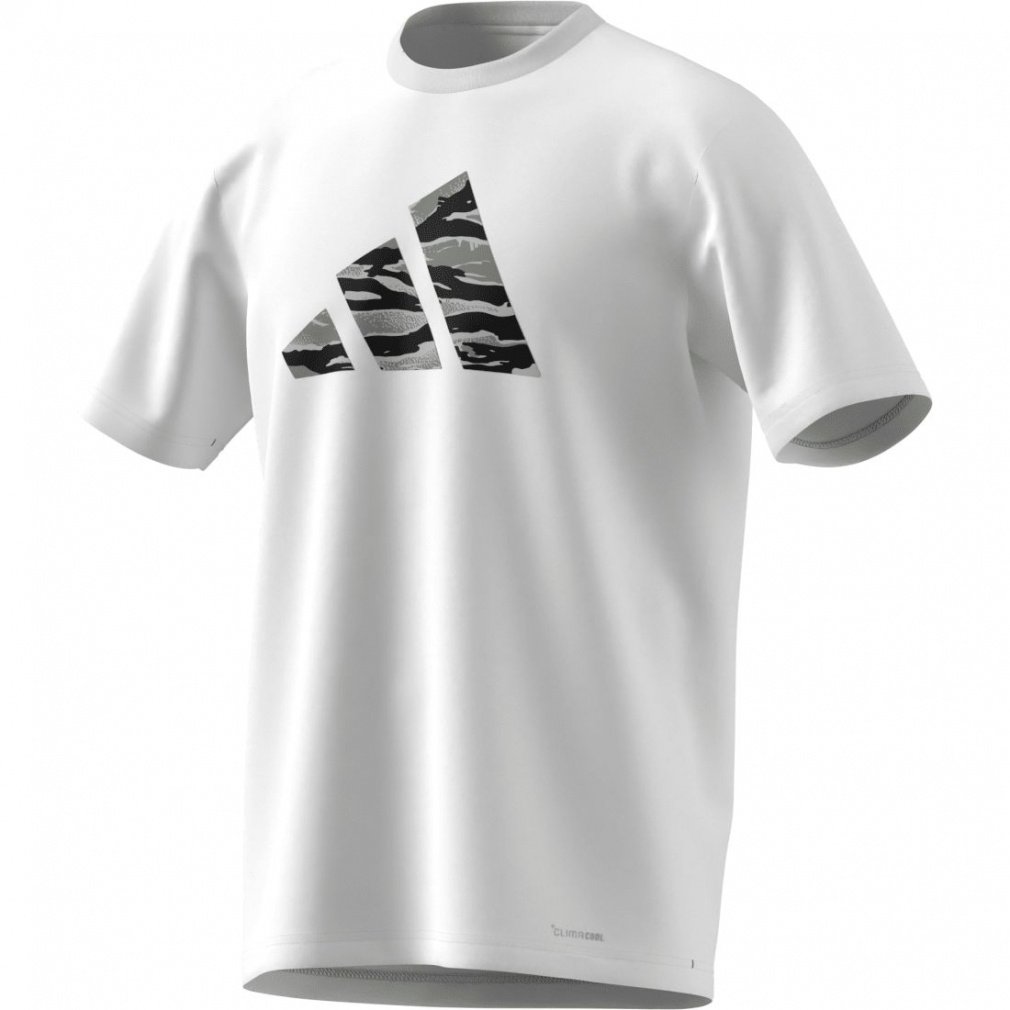 アディダス メンズ 半袖 機能 Tシャツ M CAMO LOGO ポリ Tシャツ AP