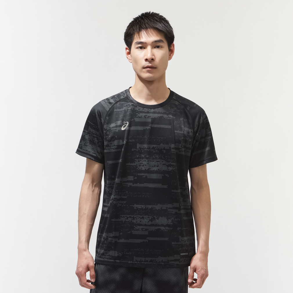 アシックス メンズ 半袖 機能 Tシャツ クールサマーニットショート