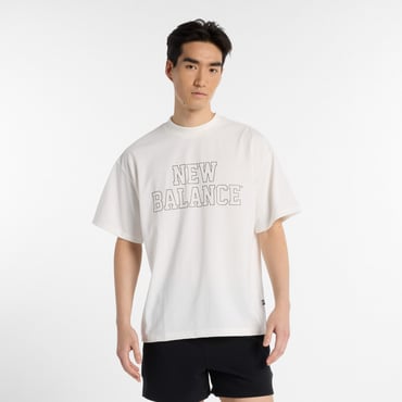 【大谷翔平選手着用モデル】 ショートスリーブTシャツ オーバーサイズズド(オフホワイト-S　メンズ)