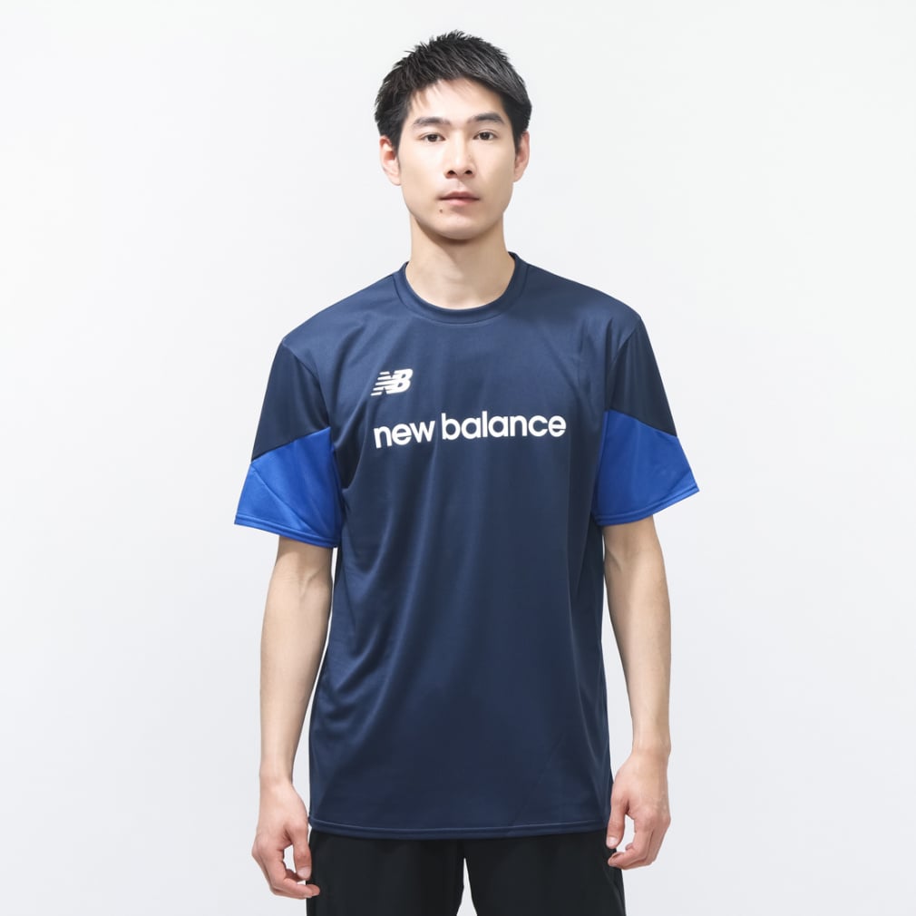 ウェア T ニューバランス メンズ 半袖 機能 Tシャツ プラクティス ショート