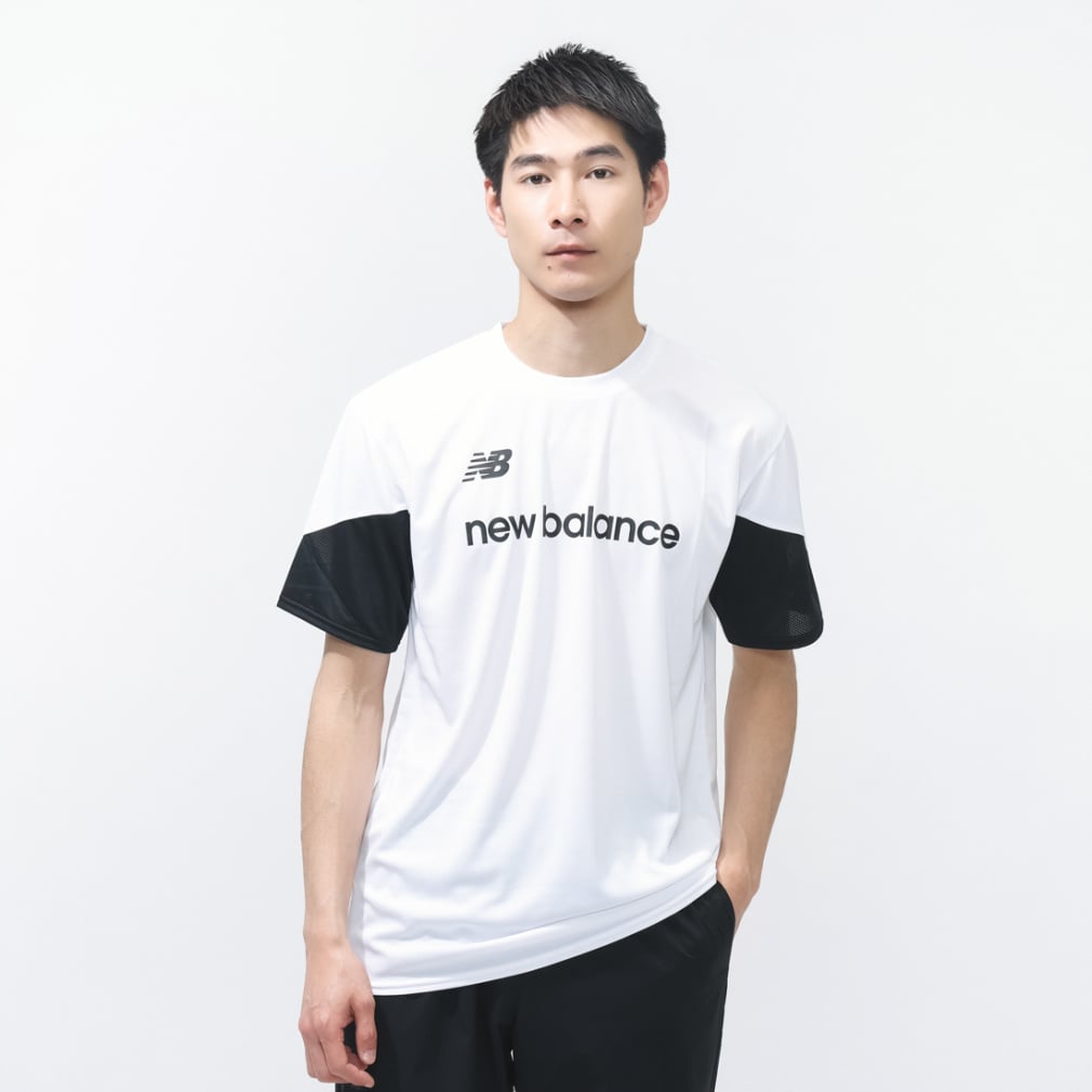 ニューバランス メンズ 半袖 機能 Tシャツ プラクティス ショート