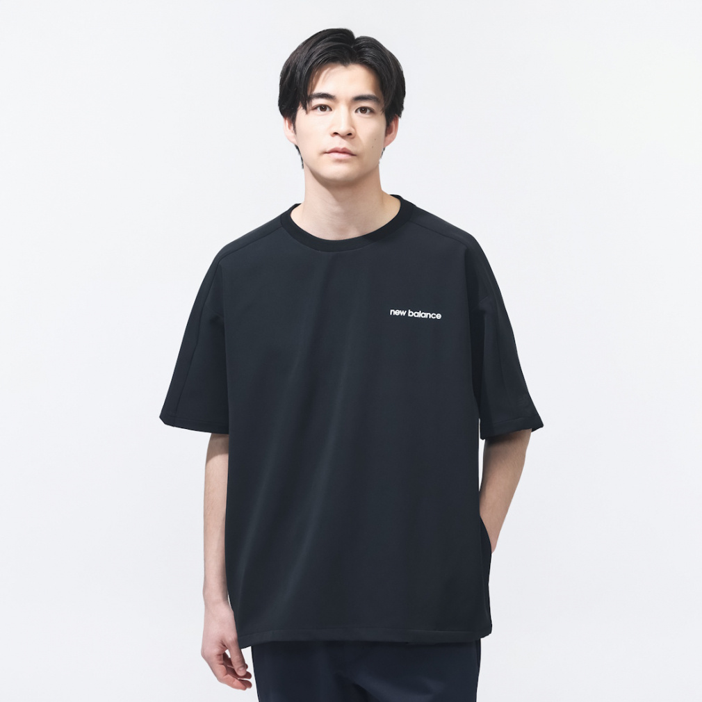 ニューバランス THE CITY メンズ 半袖 機能 Tシャツ ウーブンショート